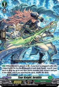 Tear Knight, Ieroklis - D-BT11: Clash of the Heroes - Cardfight Vanguard card