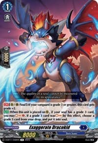 Exaggerate Dracokid - D-BT11: Clash of the Heroes - Cardfight Vanguard card