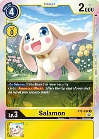 Salamon - BT2-034 (Resurgence Booster Reprint) - Resurgence Booster - Digimon Card Game card