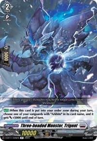 Three-headed Monster, Trigent - D-BT11: Clash of the Heroes - Cardfight Vanguard card