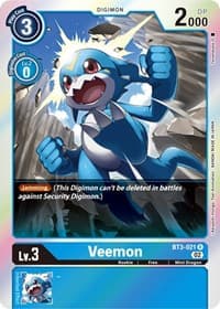 Veemon (Resurgence Booster Reprint) - Resurgence Booster - Digimon Card Game card
