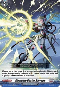 Fluctuate Buster Barrage - D-BT11: Clash of the Heroes - Cardfight Vanguard card
