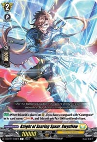 Knight of Soaring Spear, Gwynllaw - D-BT11: Clash of the Heroes - Cardfight Vanguard card
