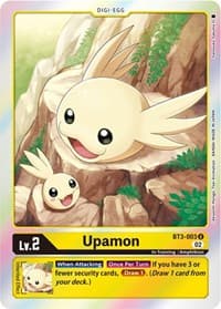 Upamon - BT3-003 (Resurgence Booster Reprint) - Resurgence Booster - Digimon Card Game card