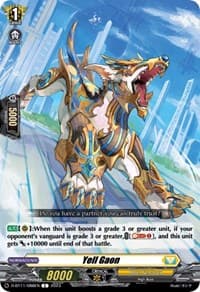 Yell Gaon - D-BT11: Clash of the Heroes - Cardfight Vanguard card