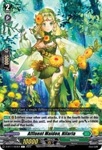 Affluent Maiden, Hilaria - D-BT11: Clash of the Heroes - Cardfight Vanguard card