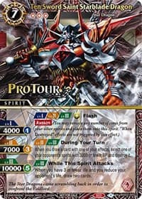 Ten Sword Saint Starblade Dragon (X Rare Special Pack Vol. 2) - Battle Spirits Saga Promo Cards - Battle Spirits Saga card