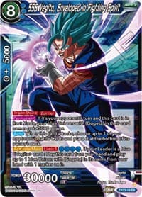 SSB Vegito, Enveloped in Fighting Spirit - Expansion Deck Box Set 23: Premium Anniversary Box 2023 - Dragon Ball Super: Masters card