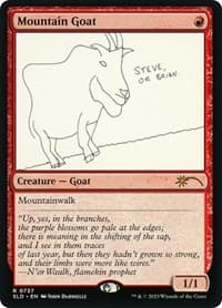 Mountain Goat - Secret Lair Drop Series - Magic: The Gathering card