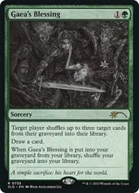 Gaea's Blessing (Sketch Showcase) - Secret Lair Drop Series - Magic: The Gathering card
