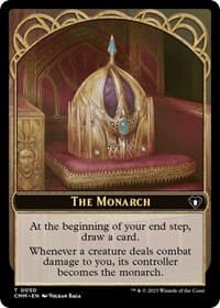The Monarch // Cat (0005) Double-Sided Token - Commander Masters - Magic: The Gathering card