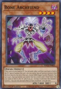 Bone Archfiend - Structure Deck: The Crimson King - YuGiOh card