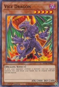 Vice Dragon - Structure Deck: The Crimson King - YuGiOh card