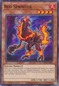 Red Sprinter - Structure Deck: The Crimson King - YuGiOh card