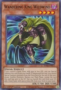 Wandering King Wildwind - Structure Deck: The Crimson King - YuGiOh card