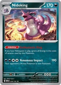Nidoking - SV: Scarlet & Violet 151 - Pokemon card