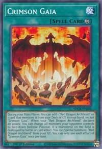 Crimson Gaia - Structure Deck: The Crimson King - YuGiOh card