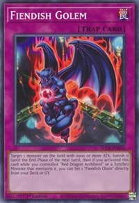 Fiendish Golem - Structure Deck: The Crimson King - YuGiOh card
