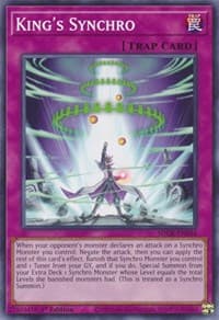 King's Synchro - Structure Deck: The Crimson King - YuGiOh card