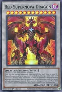Red Supernova Dragon - Structure Deck: The Crimson King - YuGiOh card