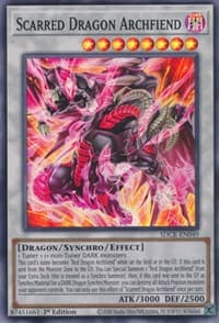 Scarred Dragon Archfiend - Structure Deck: The Crimson King - YuGiOh card