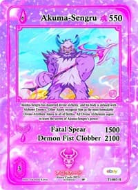 Akuma-Sengru (Holo) - Trials of Ikithia [eBay 1st Edition] - Akora TCG card