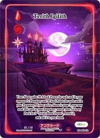 Terith Igilith (Full Art) (Serial Numbered) - Trials of Ikithia [eBay 1st Edition] - Akora TCG card