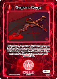 Vengorn's Dagger - Trials of Ikithia [eBay 1st Edition] - Akora TCG card