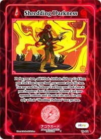 Shredding Darkness - Trials of Ikithia [eBay 1st Edition] - Akora TCG card
