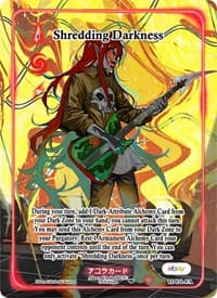 Shredding Darkness (Full Art) - Trials of Ikithia [eBay 1st Edition] - Akora TCG card
