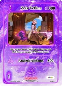 Zeis-Tekina - Trials of Ikithia [eBay 1st Edition] - Akora TCG card