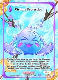 Vistium Protection (Full Art) - Trials of Ikithia [eBay 1st Edition] - Akora TCG card