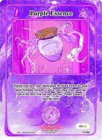 Purple Essence - Trials of Ikithia [eBay 1st Edition] - Akora TCG card