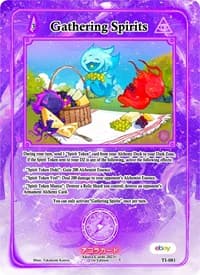 Gathering Spirits - Trials of Ikithia [eBay 1st Edition] - Akora TCG card