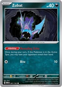 Zubat - SV: Scarlet & Violet 151 - Pokemon card