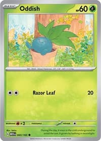Oddish - SV: Scarlet & Violet 151 - Pokemon card