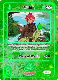 Vishin - Trials of Ikithia [eBay 1st Edition] - Akora TCG card