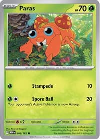 Paras - SV: Scarlet & Violet 151 - Pokemon card