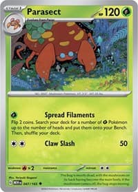 Parasect - SV: Scarlet & Violet 151 - Pokemon card