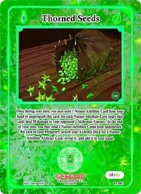 Thorned Seeds - Trials of Ikithia [eBay 1st Edition] - Akora TCG card