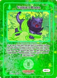 Vishin's Roots - Trials of Ikithia [eBay 1st Edition] - Akora TCG card