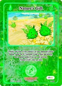 Nature's Gift - Trials of Ikithia [eBay 1st Edition] - Akora TCG card
