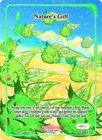 Nature's Gift (Full Art) - Trials of Ikithia [eBay 1st Edition] - Akora TCG card