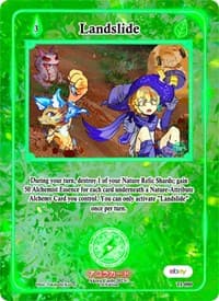 Landslide - Trials of Ikithia [eBay 1st Edition] - Akora TCG card