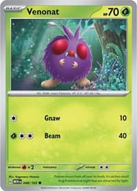 Venonat - SV: Scarlet & Violet 151 - Pokemon card