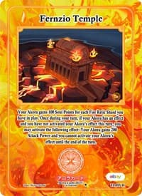 Fernzio Temple (Holo) - Trials of Ikithia [eBay 1st Edition] - Akora TCG card