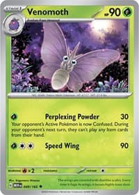 Venomoth - SV: Scarlet & Violet 151 - Pokemon card