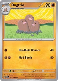 Dugtrio - SV: Scarlet & Violet 151 - Pokemon card