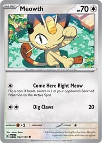 Meowth - SV: Scarlet & Violet 151 - Pokemon card