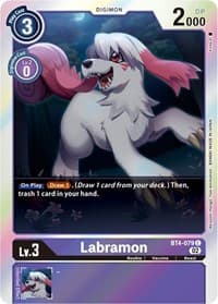 Labramon (Resurgence Booster Reprint) - Resurgence Booster - Digimon Card Game card